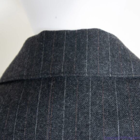 Vintage Cassidy women's 100% wool pinstripe grey blazer, size 4 - Picture 10 of 16